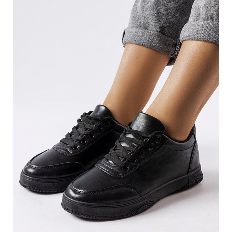 Donato schwarze Sport-Sneaker 1