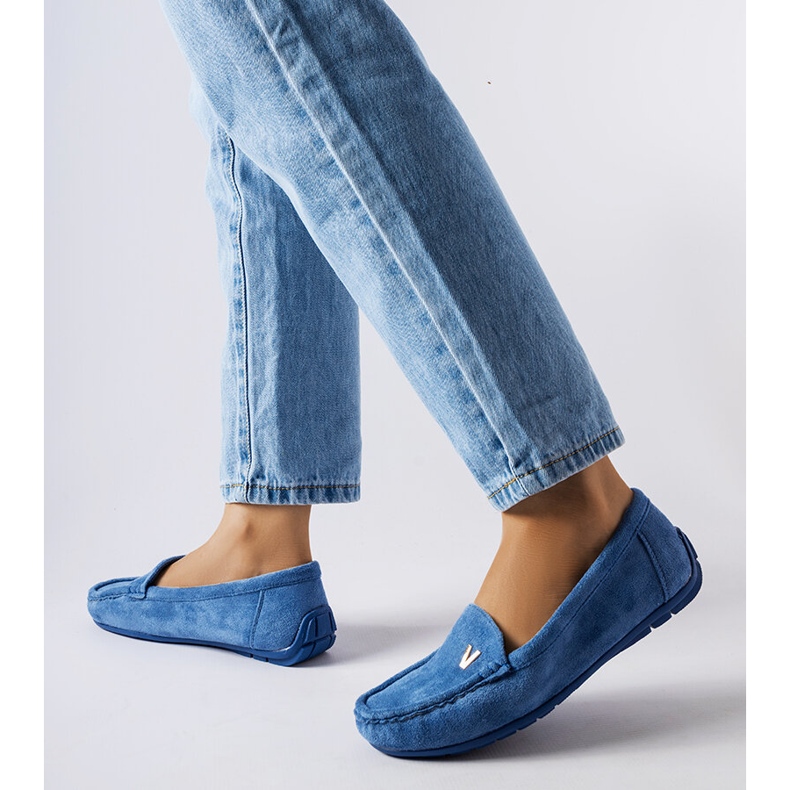 Blaue Loafer aus Öko-Wildleder von Beltsville 1