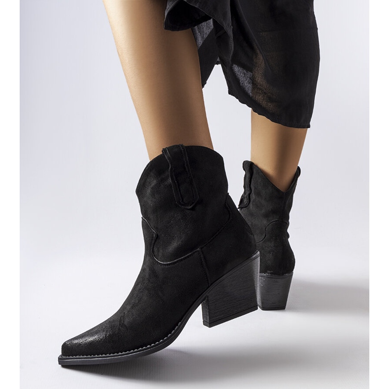 Schwarze Cowboystiefel von Christi 1