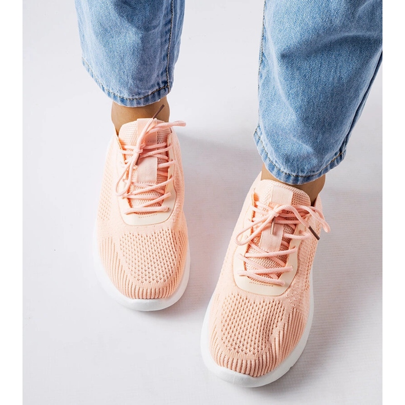 Orange-weiße Sneaker von Nelson 1