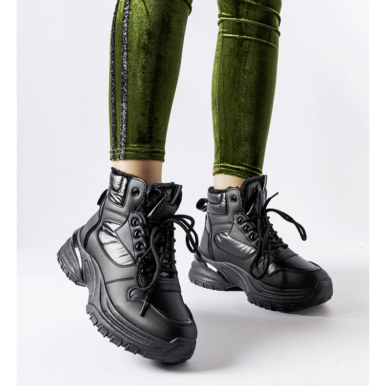 Evento Schwarze, isolierte Wintersportschuhe von Giacinto 1