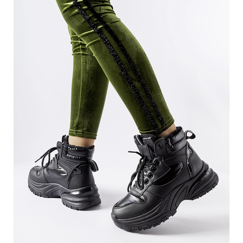 Evento Schwarze, isolierte Wintersportschuhe von Giacinto 2