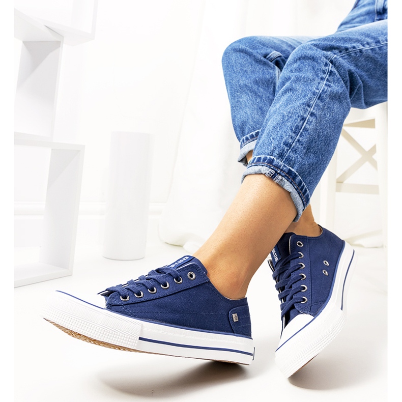 Big Star Marineblaue klassische Turnschuhe DD274335 1