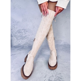 Damenstiefel Alyssa Beige 1