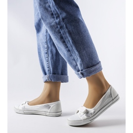 Inna Weiße Textil-Sneaker von Winifred 8826 White rot 1