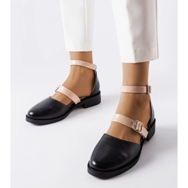 Schwarze Damensandalen von Josiane 1