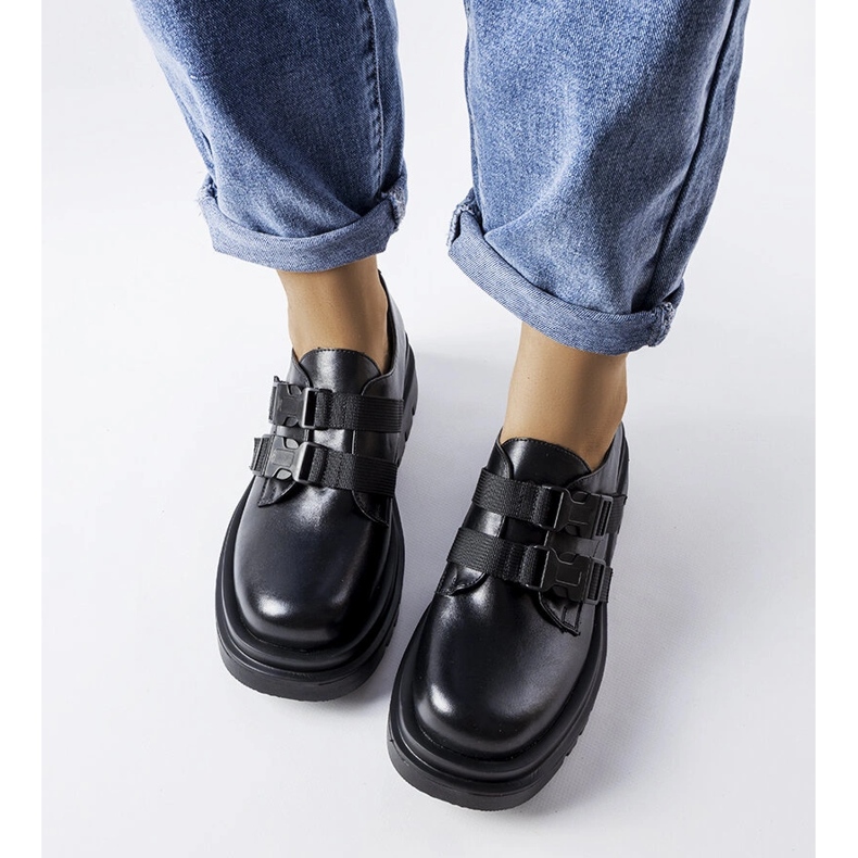 Schwarze Plateauschuhe von Prospero 1