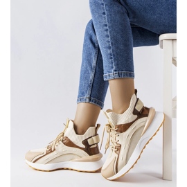 Inna Beige Sport-Sneaker von Begins 1
