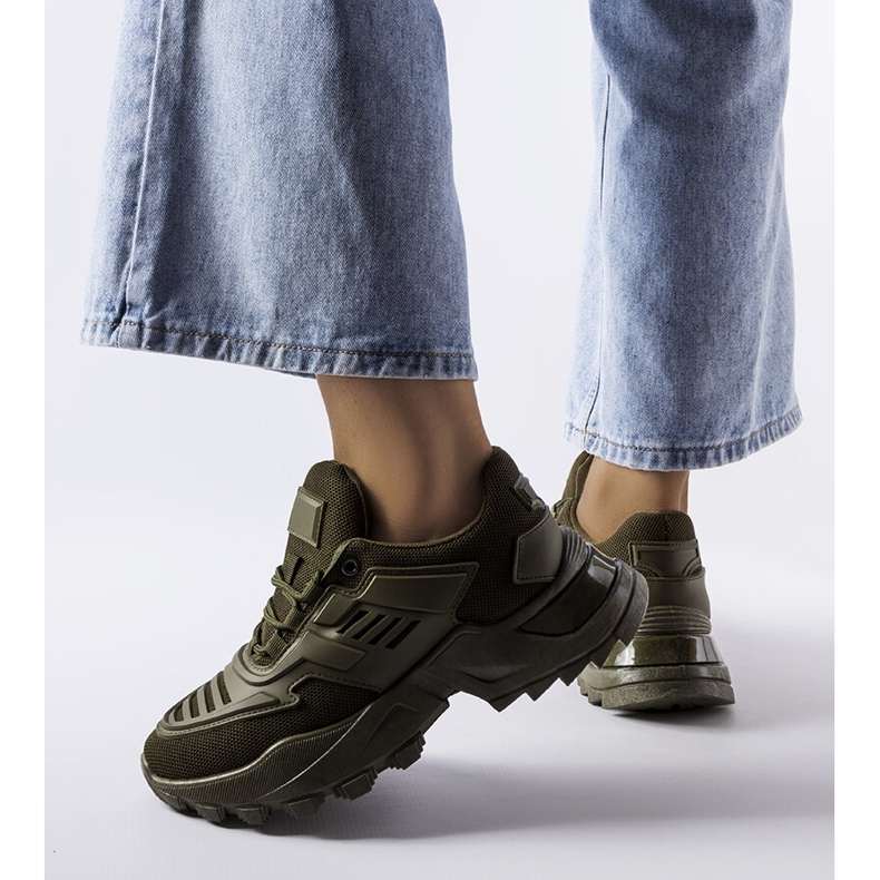 Inna Damen-SPORTSCHUHE AL003 Grün 1