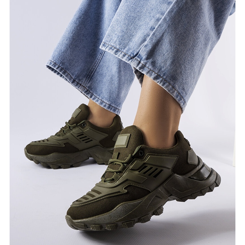 Inna Damen-SPORTSCHUHE AL003 Grün 2