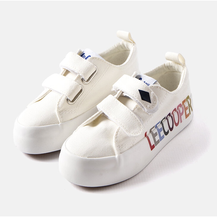 Weiße Klett-Sneaker von Lee Cooper für Kinder 1