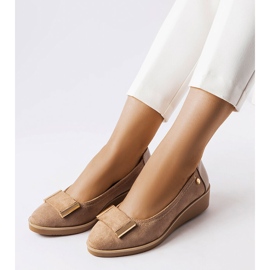 Inna Ballerinas mit Lederfußbett von Kajla schwarz 1