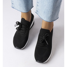 Inna Schwarze Keilsneaker von Alberica 1