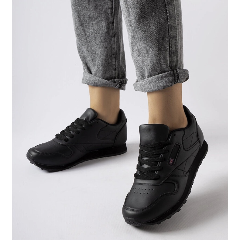 Schwarze klassische Sneakers von Poulsen 1