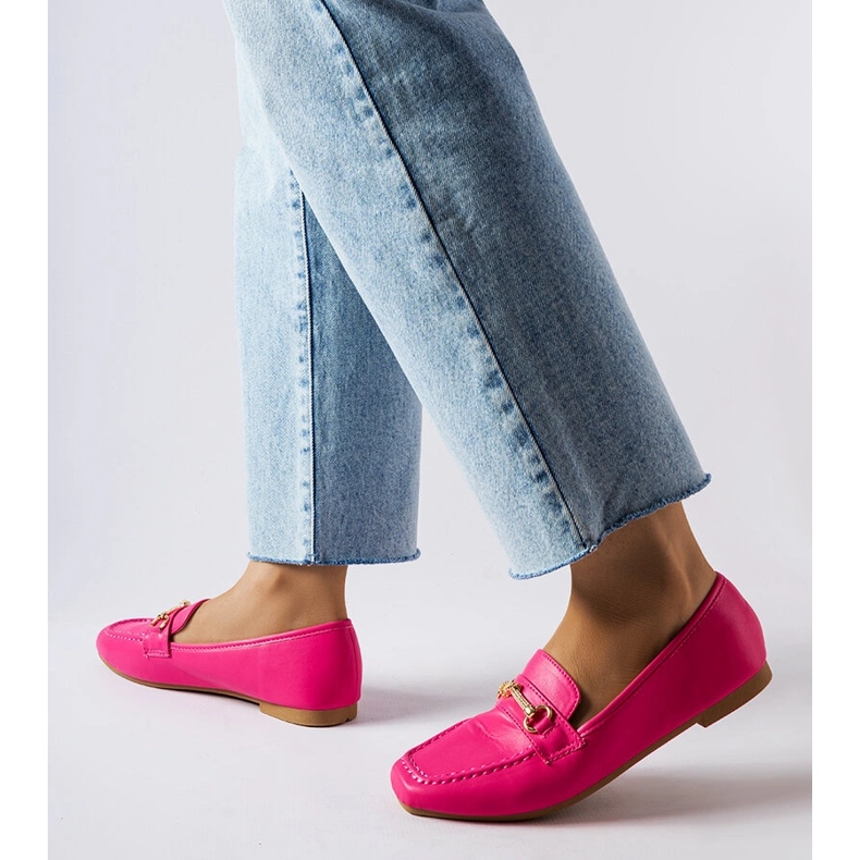 Rosa dekorative Slipper von Docherty 1