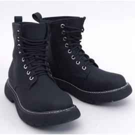 Peddy Schwarze Schnürstiefeletten 1