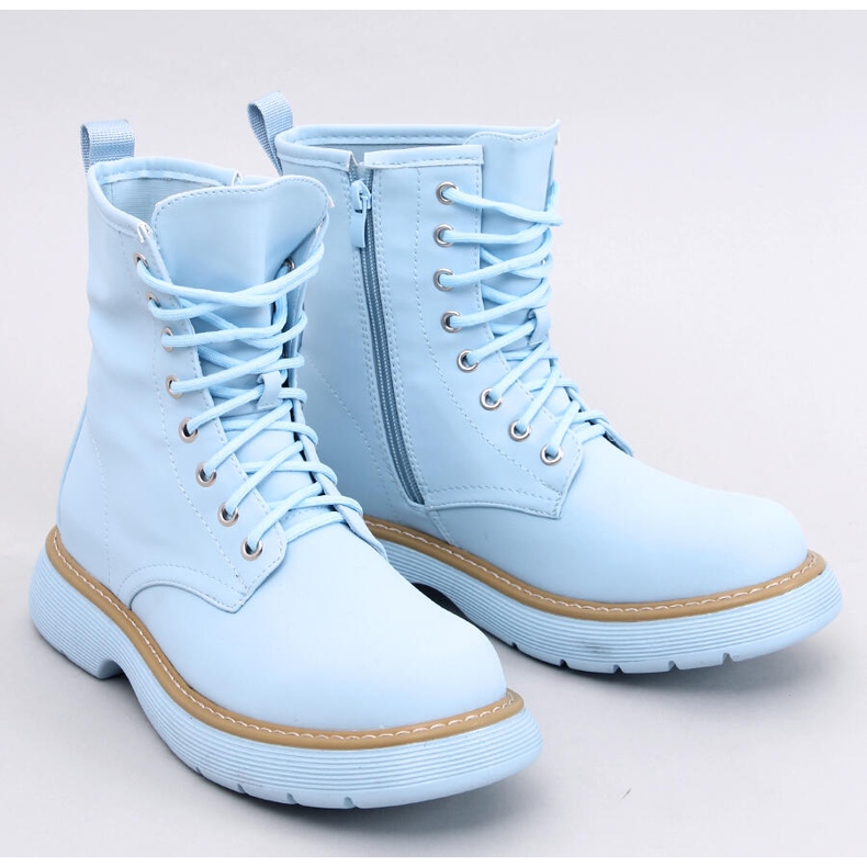 Peddy Blue Schnürstiefeletten blau 1