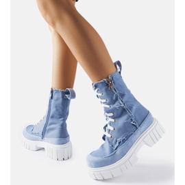 Blaue isolierte Crispiero-Stiefel 1