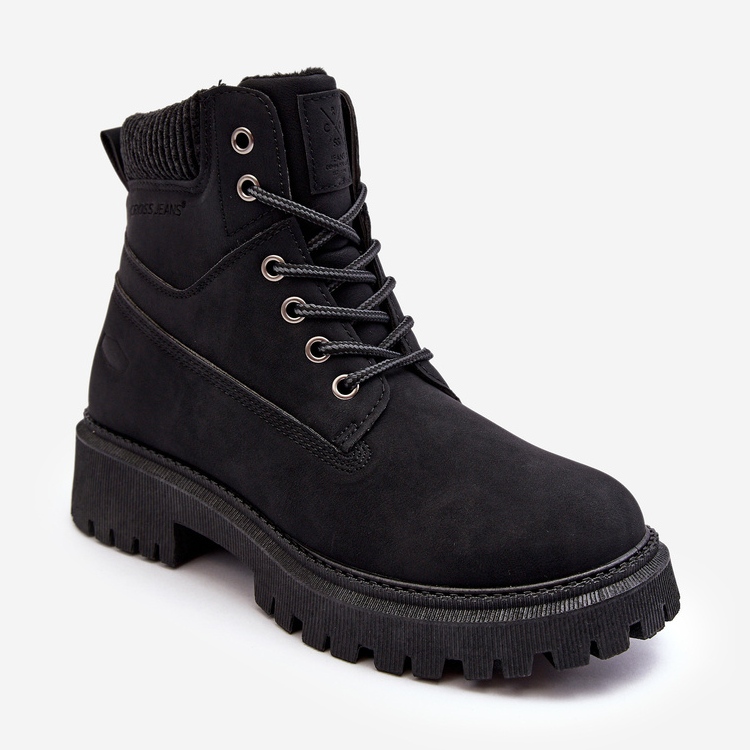 Isolierte Damenstiefel Black Cross Jeans MM2R4012C schwarz 1