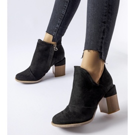 Artemisia schwarze Stiefeletten mit hohem Absatz 2