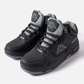 Schwarz-graue Unisex-Schuhe Kappa 243316 Jonscha 1