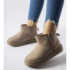 Beige Damen-Schneestiefel Big Star KK274294 1