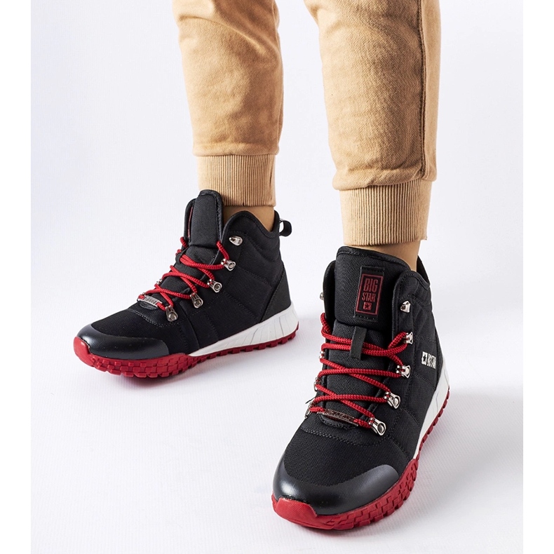 Schwarze Jugendschuhe Big Star KK274217 1