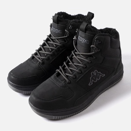 Schwarze isolierte Sportschuhe Kappa 243046 Fur 1