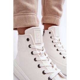 Isolierte Damen-Sneaker mit Reißverschluss, Weiß, Big Star MM274021 1