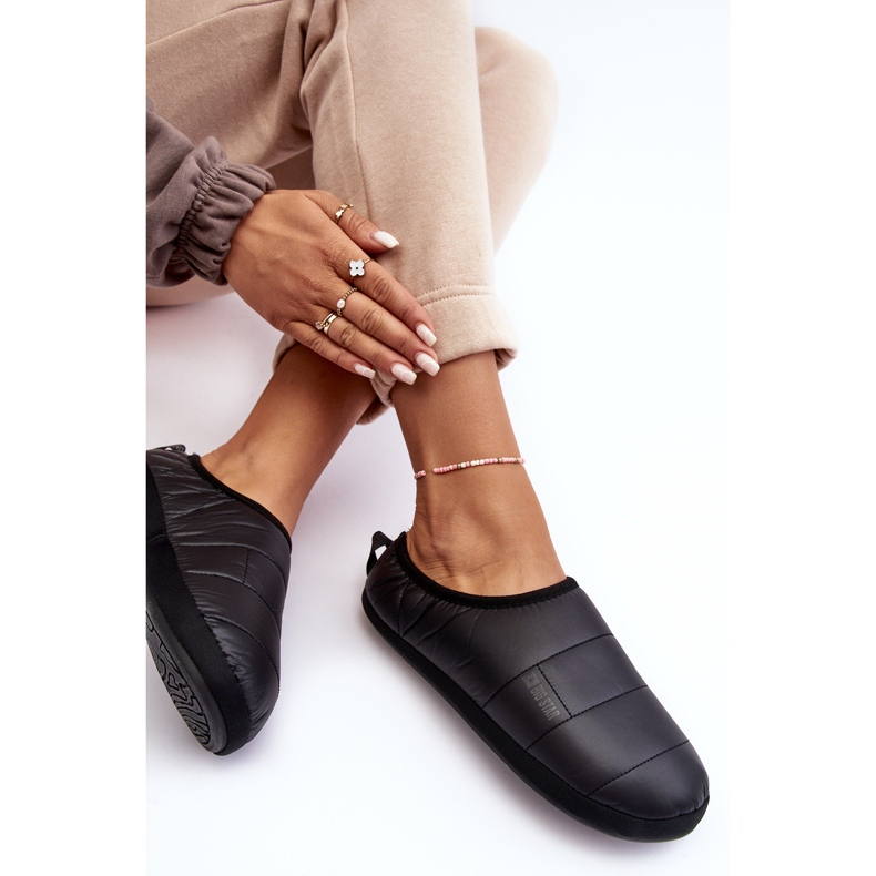 Isolierte Damenhausschuhe Schwarz Big Star KK274604 1