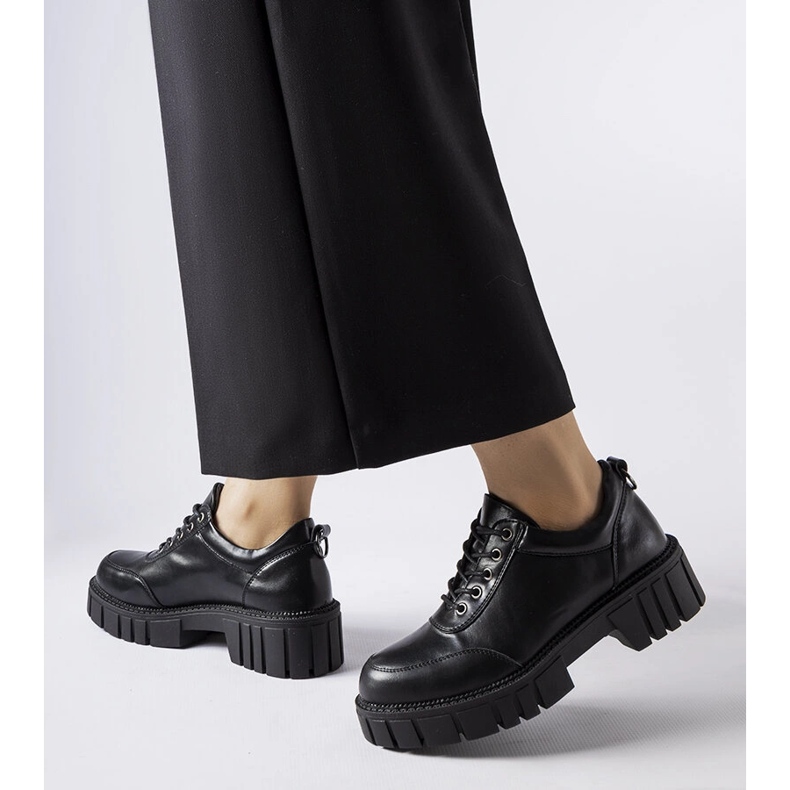 Schwarze massive klassische Severino-Schuhe 2