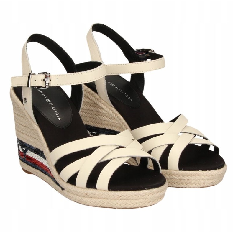 Tommy Hilfiger High Wedge Sandalen FW0FW04843 beige 1