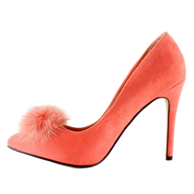 Pins mit einem Pompom von ZJ-06 Orangendosen rosa 1