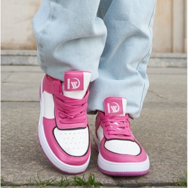 Inna Weiß-lila Barrette TA-503 Fuchsia-Sneaker 1