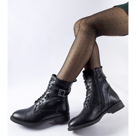 Kalamazoo schwarze Lackstiefel 1