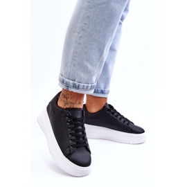 Klassische Sportschuhe für Damen in Schwarz und Weiß 3