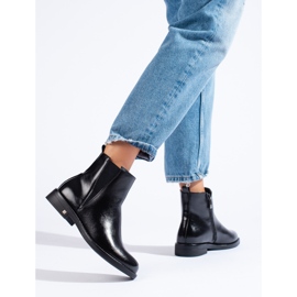 W. Potocki Schwarze Chelsea Boots für Damen von Potocki 1