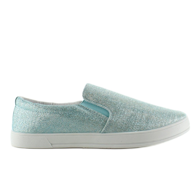 Schillernder Slipony JX35 L. Blau 1