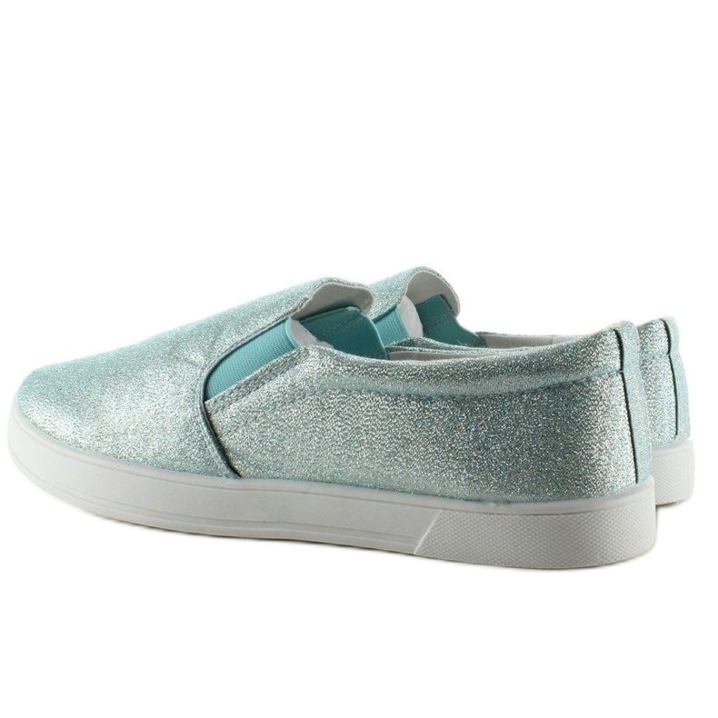 Schillernder Slipony JX35 L. Blau 2