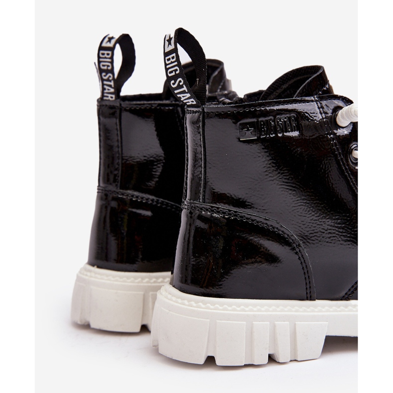 Isolierte Lack-Kinderstiefel Big Star MM374147 Schwarz 1