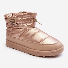 Isolierte Damen-Schneestiefel Lee Cooper LCJ-23-44-1965L Beige golden 1