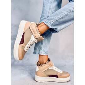 Ginger Khaki High-Top-Sneakers beige 2