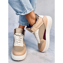 Ginger Khaki High-Top-Sneakers beige 1