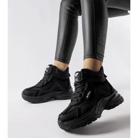 Schwarze Lee Cooper LCJ-23-44-1976L Stiefel 1