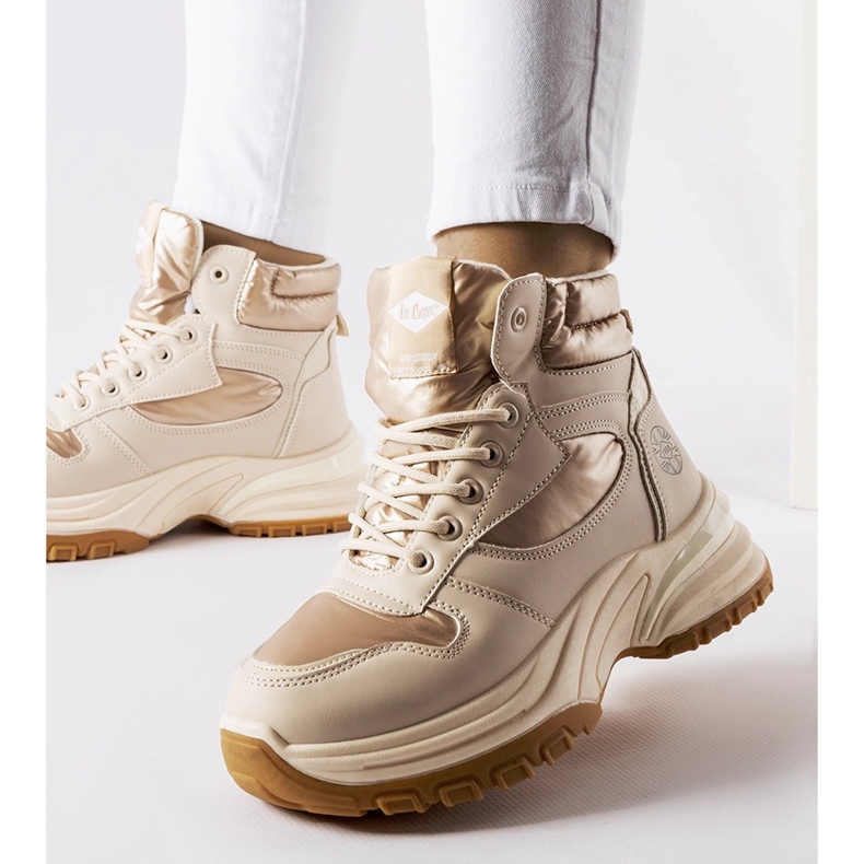 Beige Stiefel Lee Cooper LCJ-23-44-1972L 1