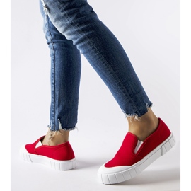 Rote Codiponte-Slip-On-Sneaker 1