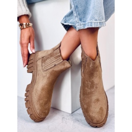 Leigh Khaki Jodhpur-Stiefel für Damen beige 2