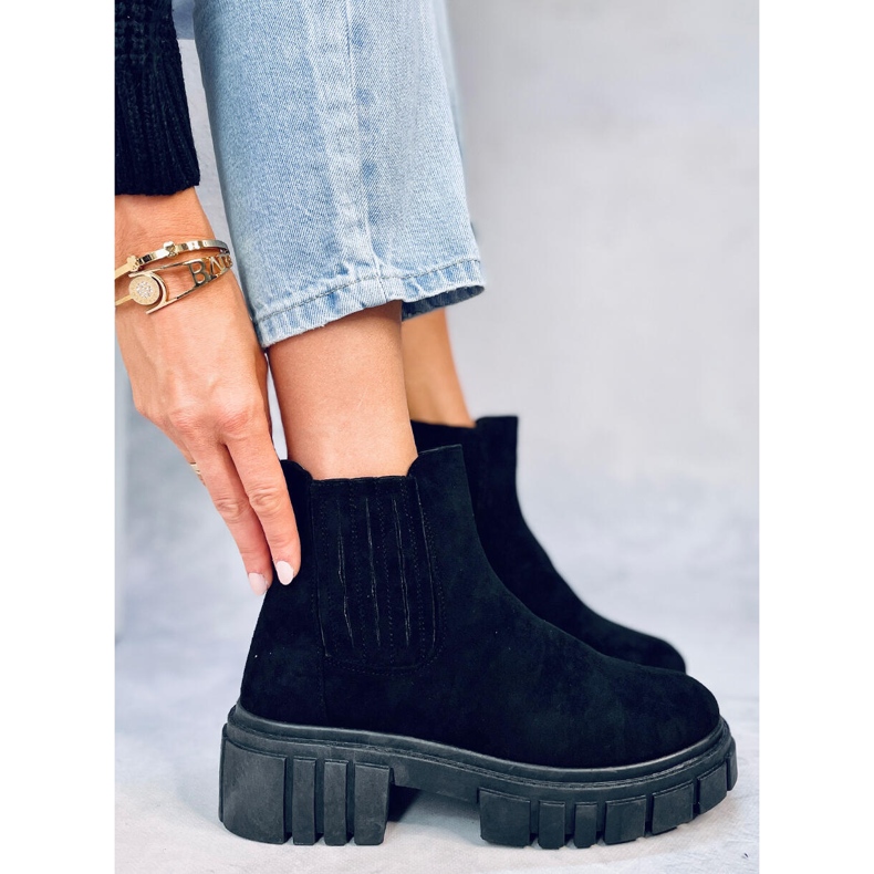 Jodhpur-Stiefel von Leigh Black für Damen schwarz 2