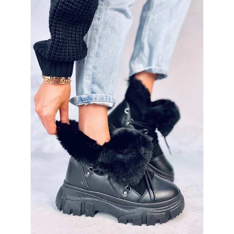 Jarl Black Schneestiefel für Damen schwarz 1