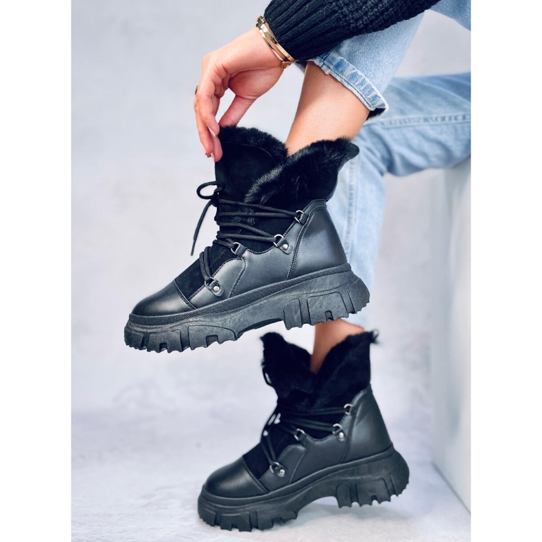Jarl Black Schneestiefel für Damen schwarz 2